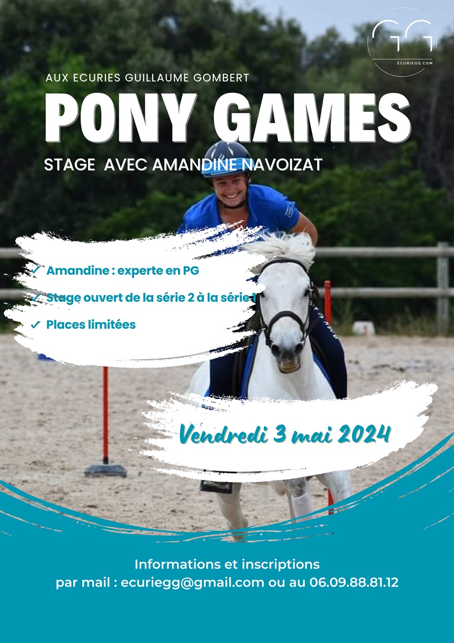 AFFICHE STAGE PONY GAMES